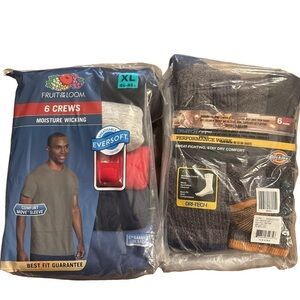 New fruit of the loom TShirts & Dickies crew socks